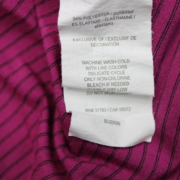 Callaway Opti-Dri Polo Shirt Mens Large Purple Golf Poly Stretch Short Sleeve - Picture 9 of 13